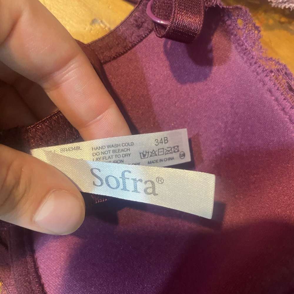 3 SOFRA 34B Bras - Picture 2 of 2